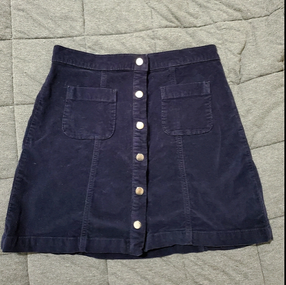 Urban outfitters button mini skirt